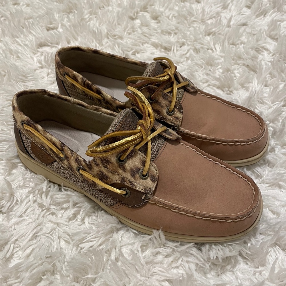 Sperry Topsider Leopard & Metallic